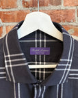 RALPH LAUREN PURPLE LABEL FLANNELS ‘BLACK/PURPLE’