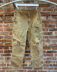 CARHARTT DISTRESSED DOUBLE KNEE PANTS ‘SAND’