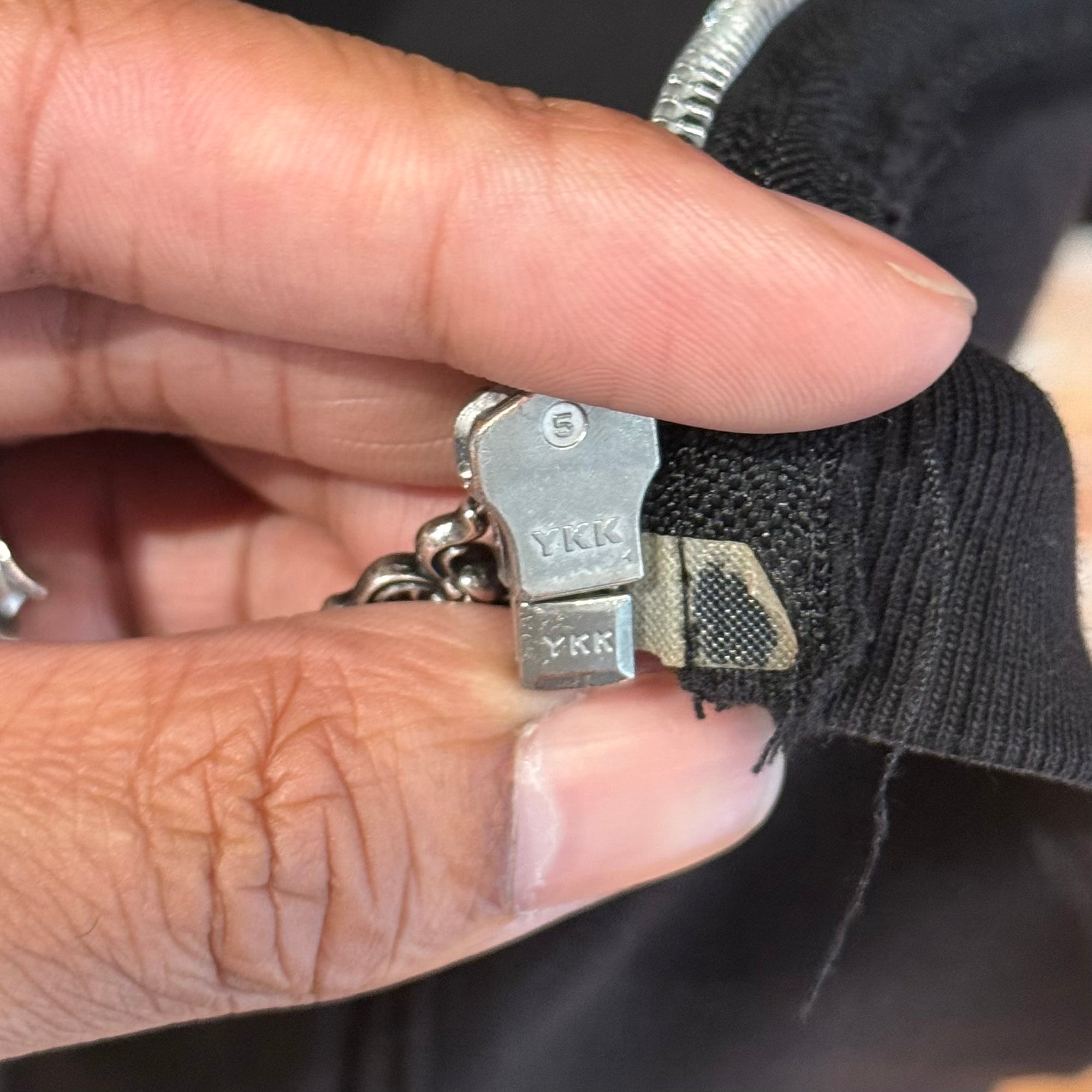 CHROME HEARTS CEMETERY HORSESHOE THERMAL ZIP UP ‘BLACK’