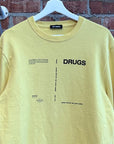 RAF SIMONS FW18 DRUGS CREWNECK ‘YELLOW’