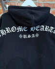 CHROME HEARTS T-BAR ZIP HOODIE ‘BLACK’
