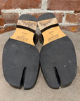 MAISON MARGIEALA MARY JANE LEATHER TABIS ‘BLACK’