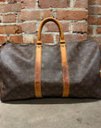 LOUIS VUITTON MONOGRAM KEEPALL 45 'BROWN'