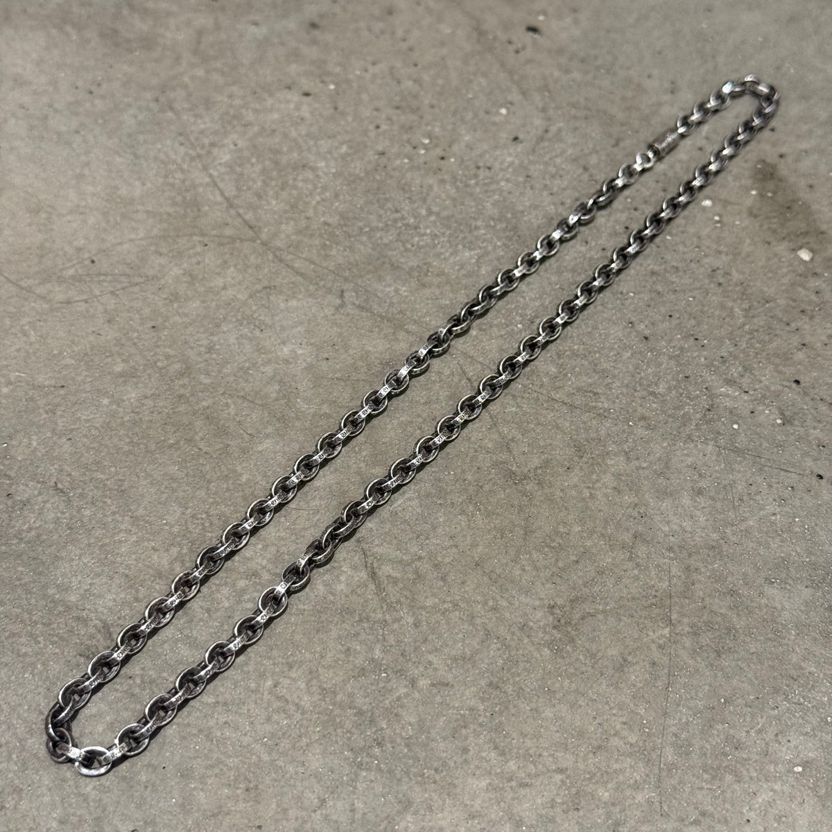 CHROME HEARTS 20” PAPER CHAIN NECKLACE ‘SILVER’