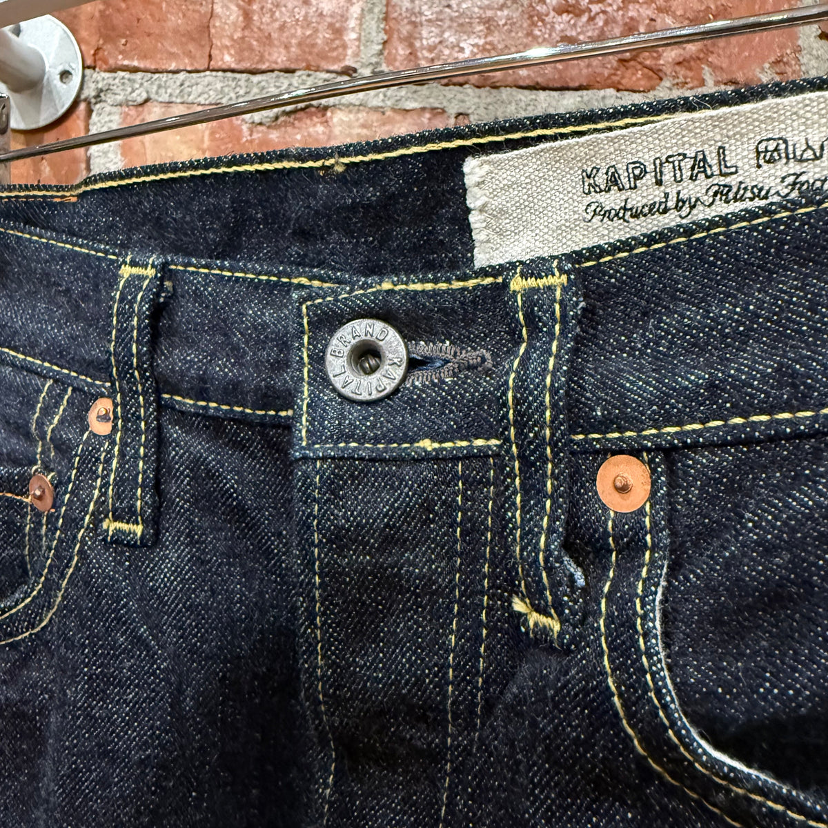 KAPITAL 5P SELVEDGE RED LINE RAW DENIM ‘INDIGO’