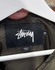STUSSY QUILTED MILITARY JACKET 'OLIVE'