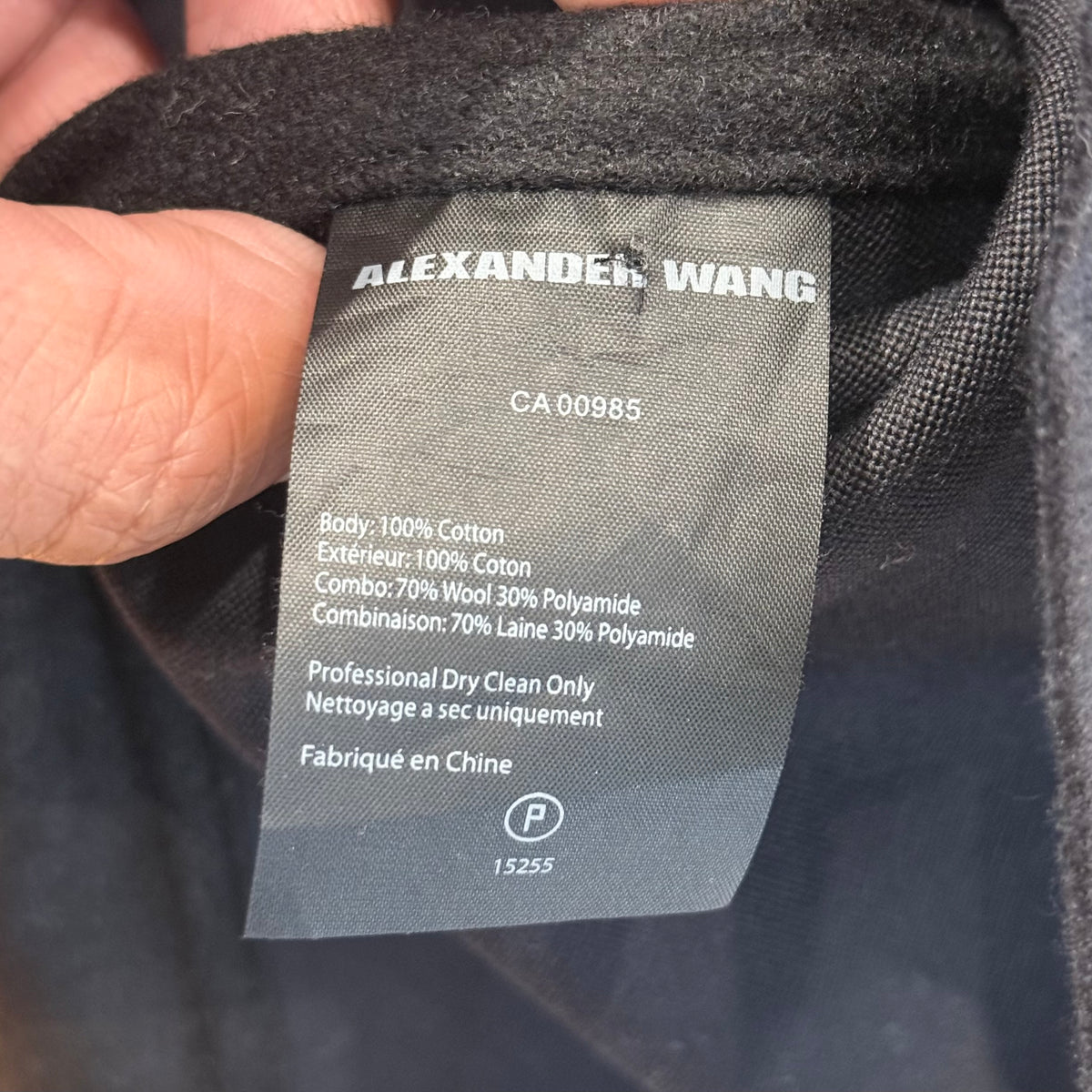 ALEXANDER WANG SHIRT JACKET ‘BLACK’