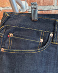 EVISU LOT 2000 DIACOCK PRINT DENIM 'INDIGO/BLACK'