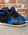 SAINT LAURENT PARIS SL/10 HIGHTOP SNEAKER ‘BLUE/BLACK’
