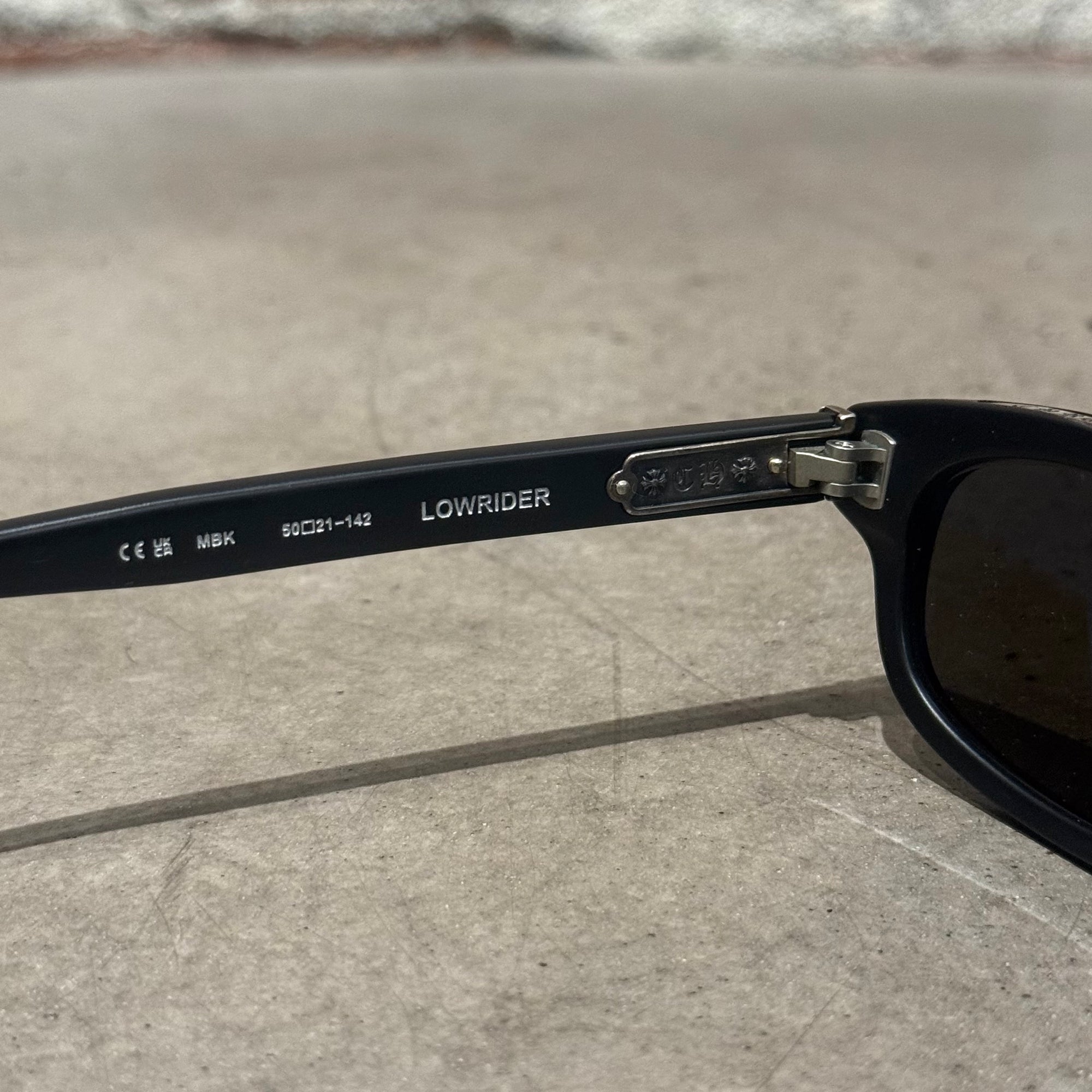 CHROME HEARTS MATTE LOWRIDER SUNGLASSES ‘BLACK’