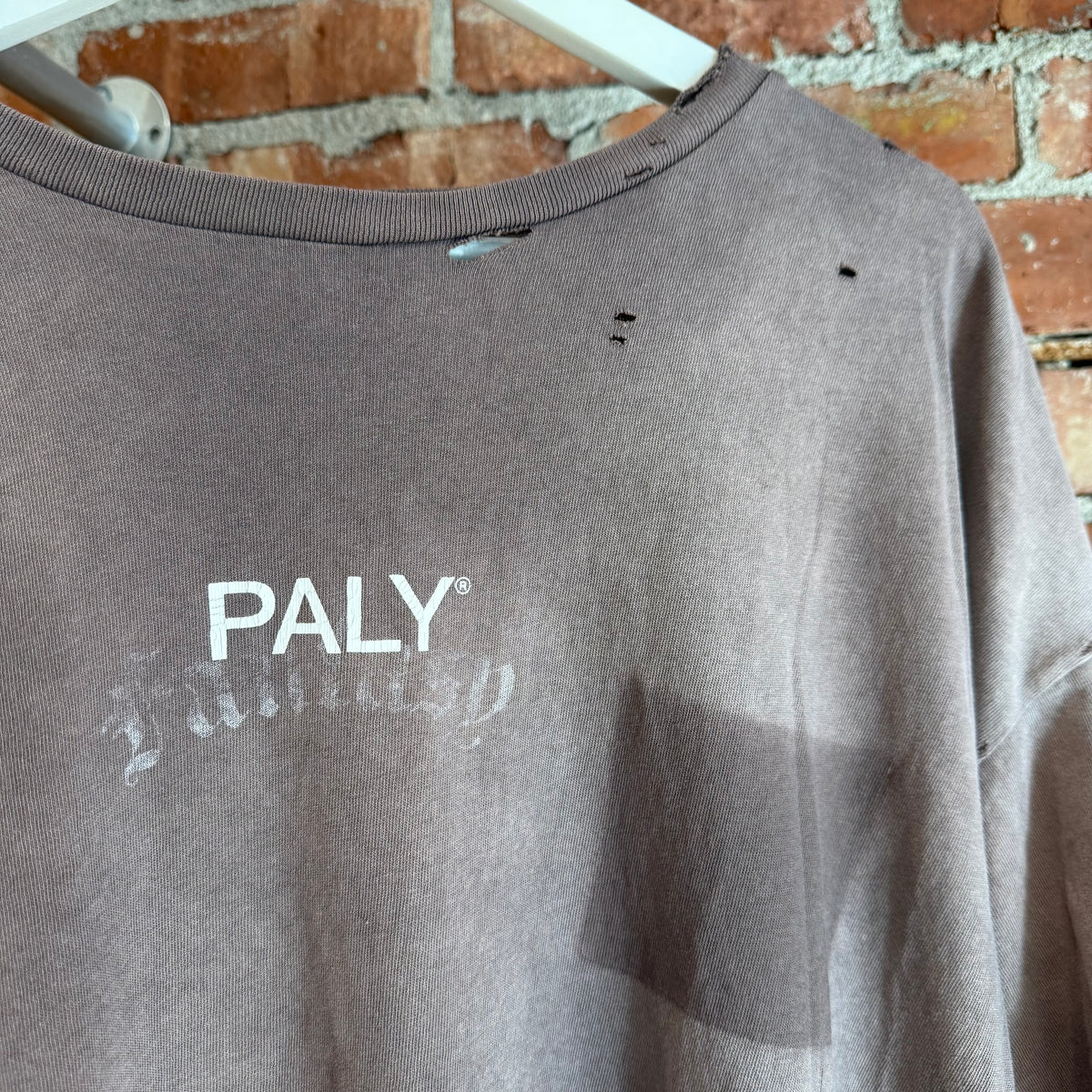 PALY HOLLYWOOD SS26 CORE LOGO TEE ‘BROWN’
