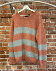 JOHN UNDERCOVER MOHAIR STRIPED SWEATER ‘MULTI’