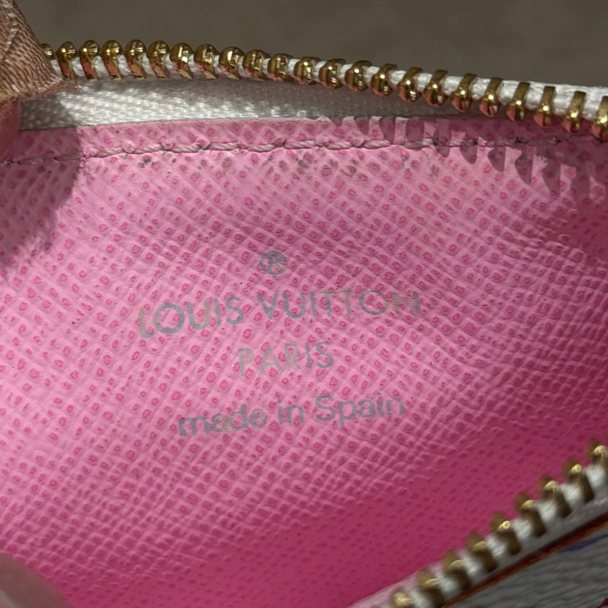 LOUIS VUITTON X TAKASHI MURAKAMI MONOGRAM CHAIN CARDHOLDER ‘WHITE’