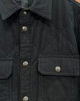CHROME HEARTS QUILTED WORK DOG JACKET ‘BLACK’