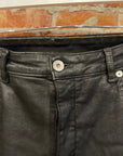 RICK OWENS SS21 PLEGETHON DRKSHDW WAXED DETROIT DENIM ‘BLACK’