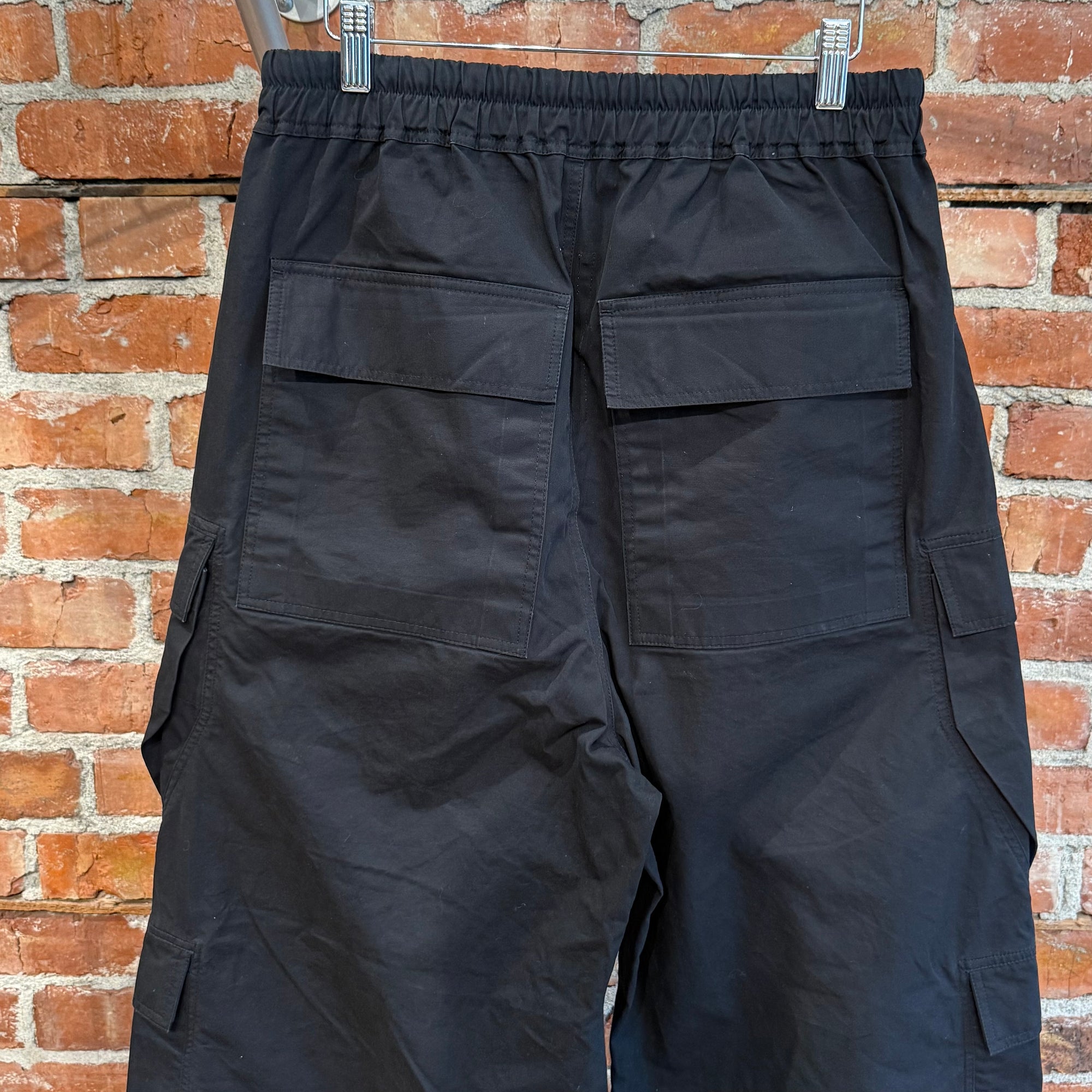 RICK OWENS SS23 EDFU CARGO BELAS PANTS ‘BLACK’