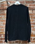 RICK OWENS SISYPHUS FW 18 BLACK LONGSLEEVE CREWNECK  ‘BLACK’