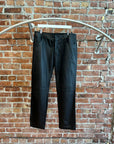 HELMUT LANG ITALIAN LEATHER PANTS ‘BLACK’