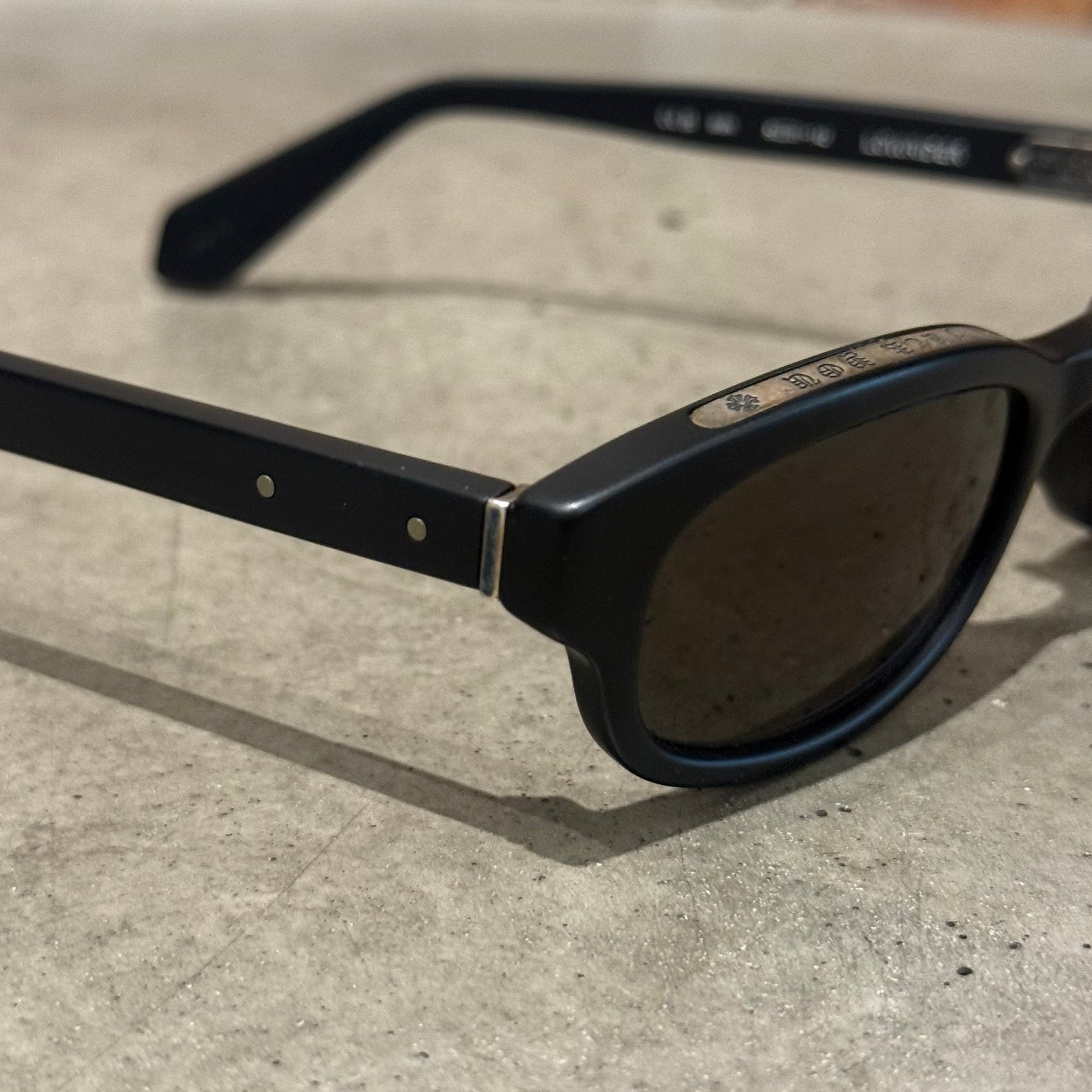 CHROME HEARTS MATTE LOWRIDER SUNGLASSES ‘BLACK’