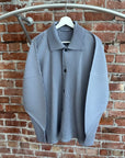 ISSEY MIYAKE HOMME PLISSE BUTTON UP SHIRT ‘SLATE GREY’