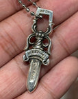 CHROME HEARTS NO. 10 DAGGER NECKLACE ‘SILVER’