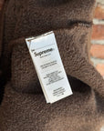 SUPREME FW25 MINI BOX LOGO ZIP HOODIE ‘BROWN’