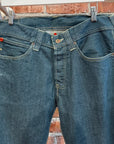 EVISU X PUMA STRAIGHT LEG DENIM 'DIRTY BLUE/WHITE'