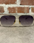 CHROME HEARTS “STAIN” VINTAGE AVIATOR SUNGLASSES ‘SILVER’