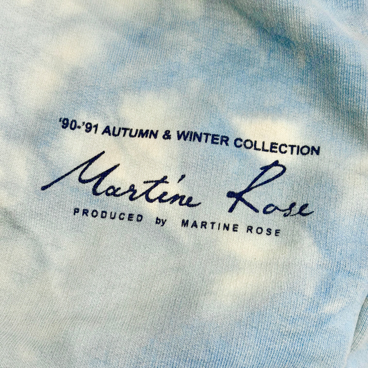 MARTINE ROSE BARAMBO SHORTS ‘BLUE’
