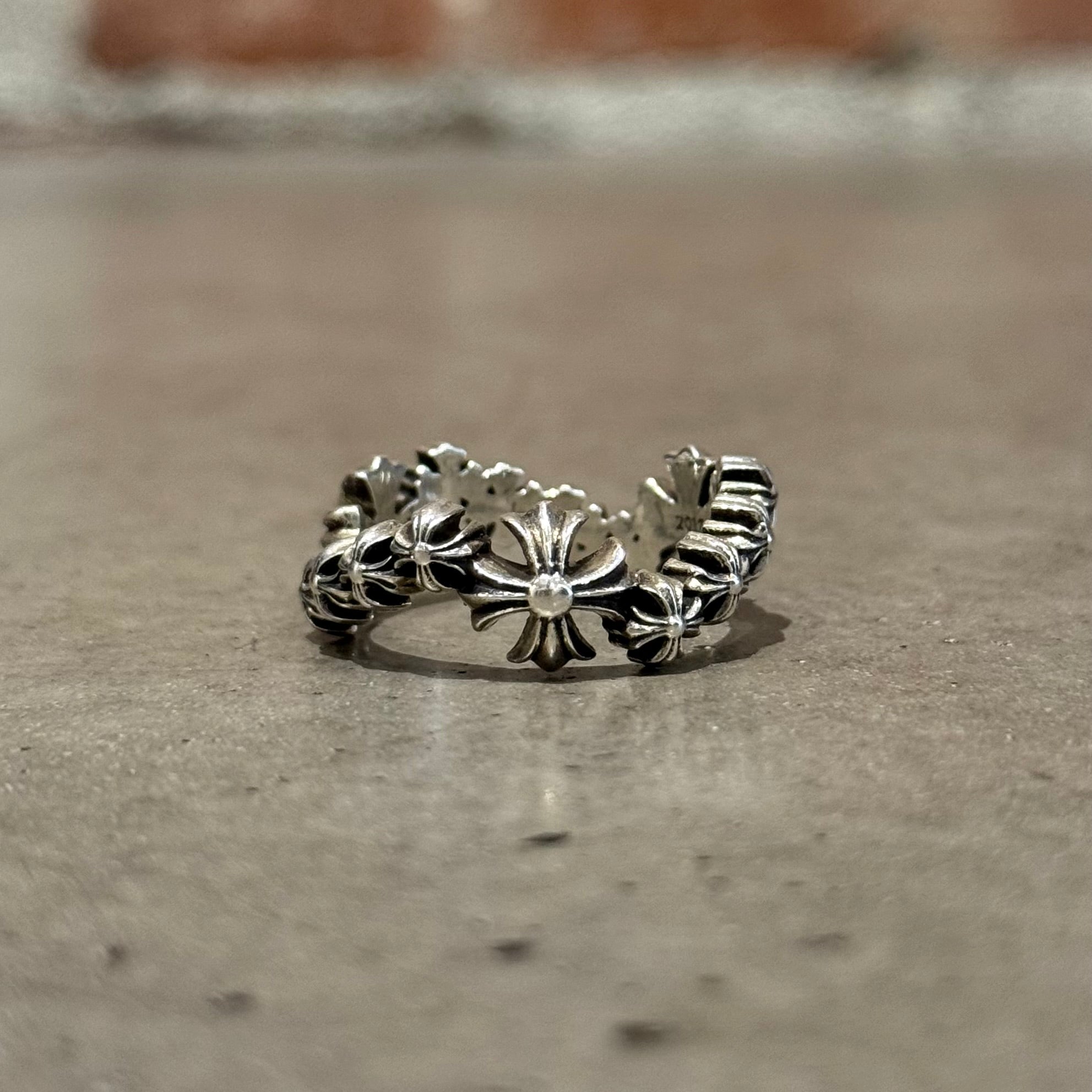 CHROME HEARTS WAVE PLUS RING ‘SILVER’