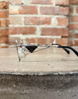 PRADA VPR B50 CLEAR GLASSES ‘SILVER’