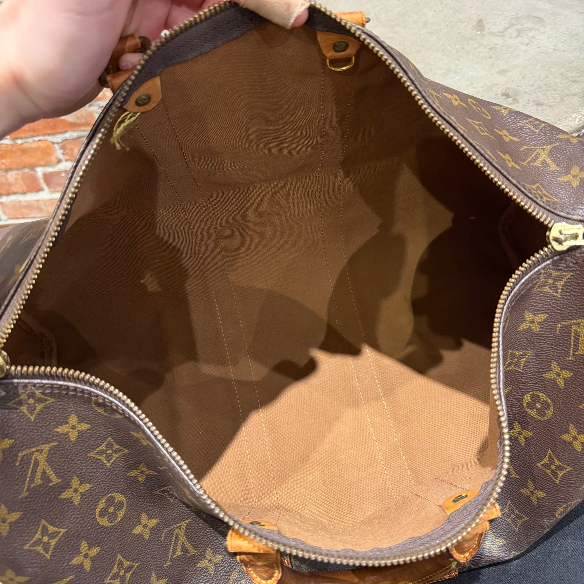 LOUIS VUITTON MONOGRAM KEEPALL 45 'BROWN'