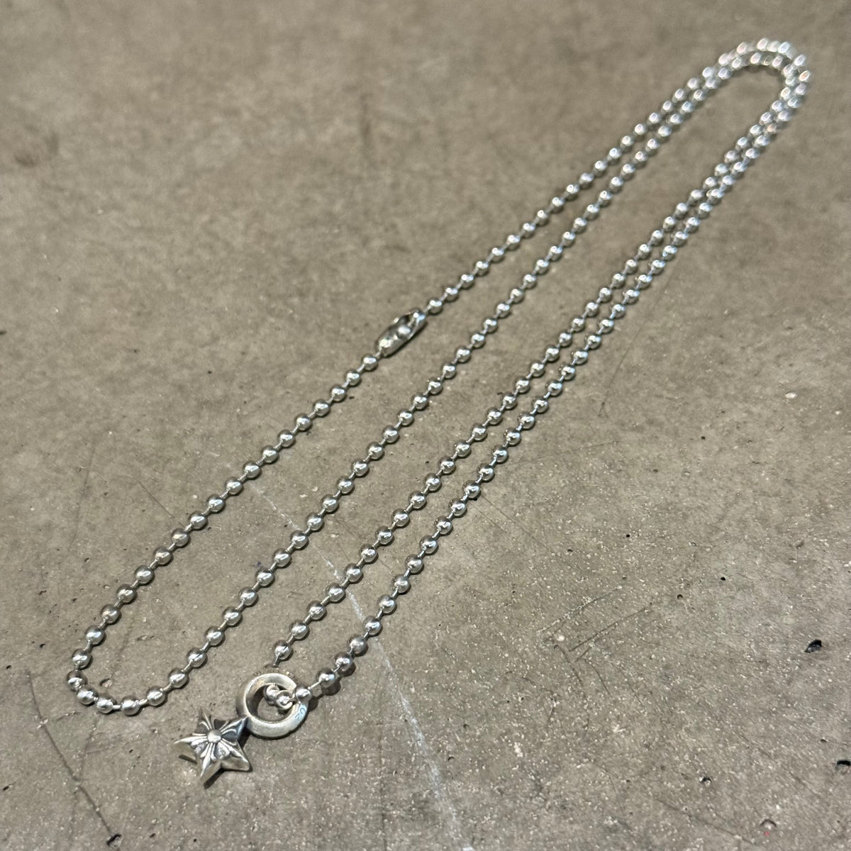 CHROME HEARTS STAR CHARM NECKLACE ‘SILVER’