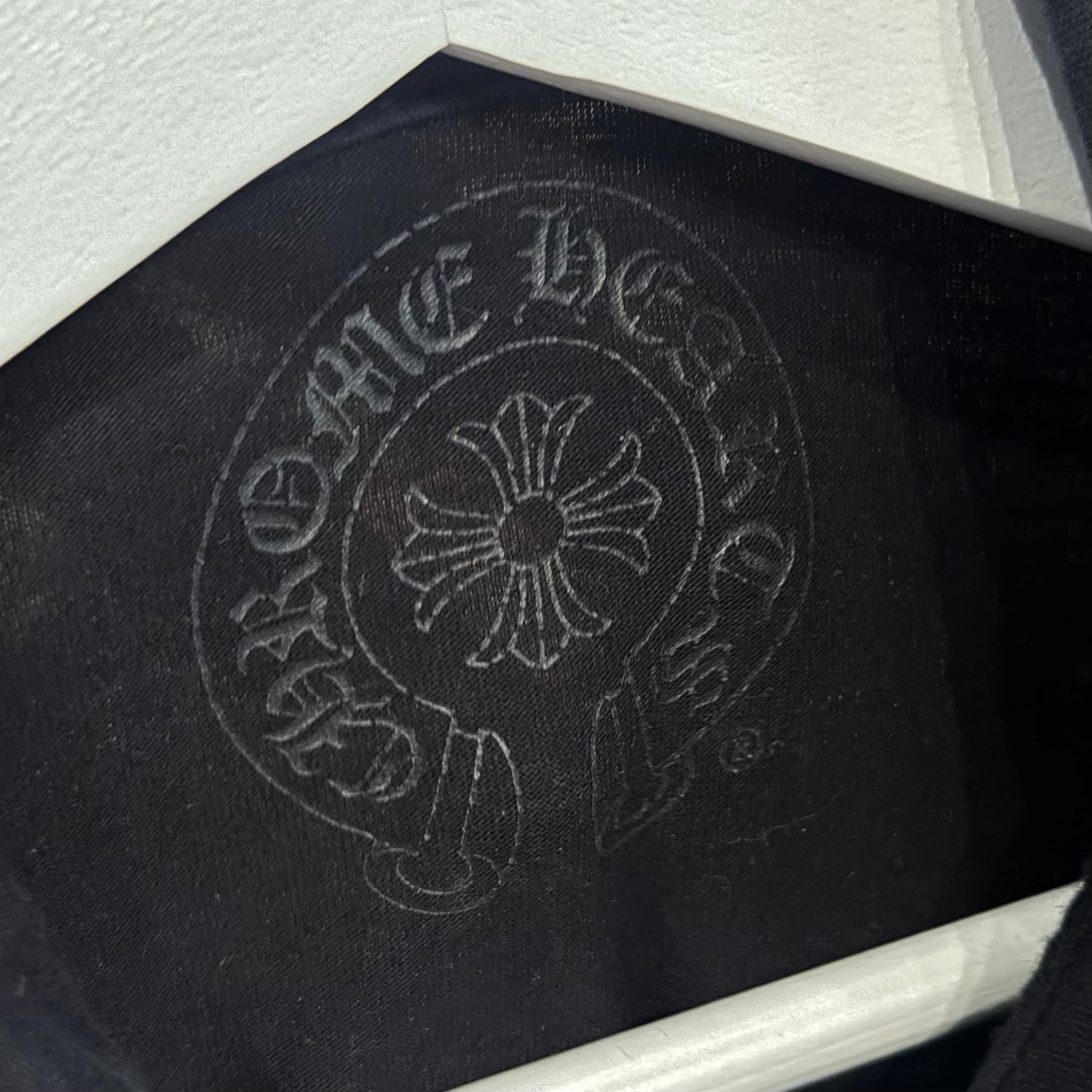 CHROME HEARTS PLUS CROSS POLO LONGSLEEVE ‘BLACK’