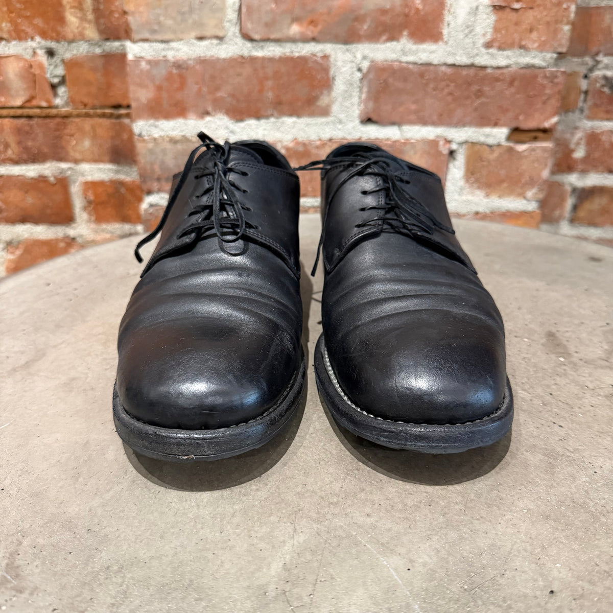 GUIDI 992X HORSE LEATHER DERBY ‘BLACK’