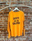 GALLERY DEPT. FRENCH LOGO LONG SLEEVE ‘HIGHLIGHT ORANGE’