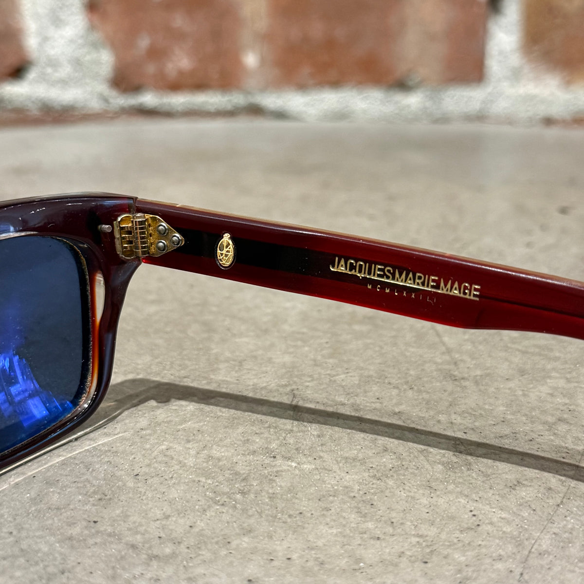 JACQUES MARIE MAGE MOLINO 401/500 SUNGLASSES ‘AMBER/FOG’