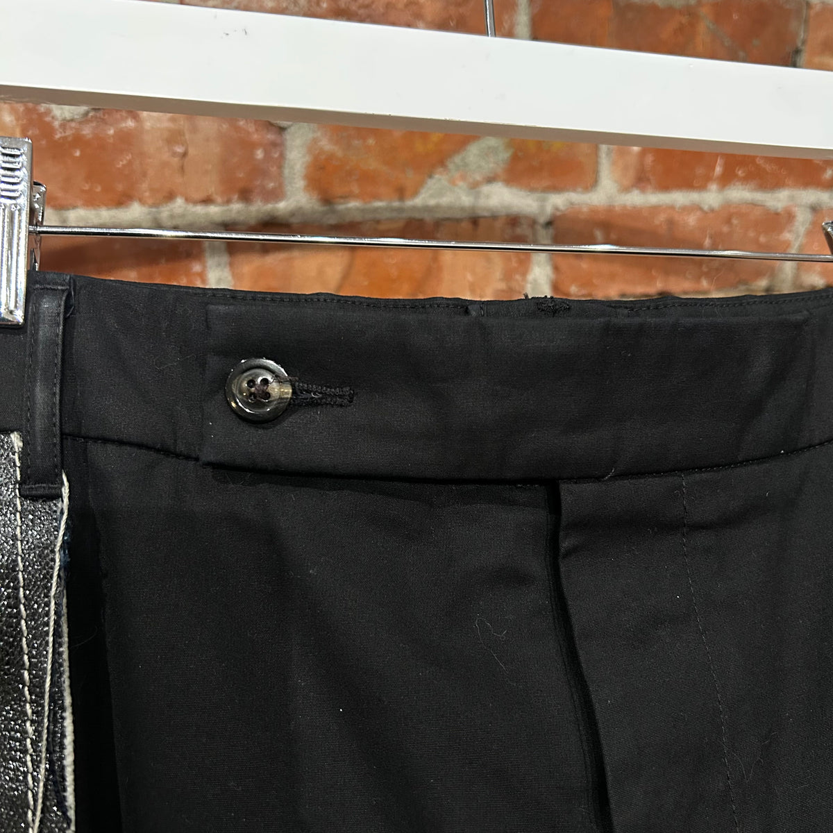 RICK OWENS SS19 BABEL PATCHED KARLOFF PANTS ‘BLACK’
