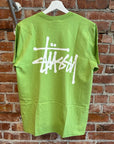 STUSSY CLASSIC LOGO TEE ‘NEON GREEN’