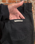 CHROME HEARTS 5 POCKET JAPANESE SELVEDGE DENIM ‘BLACK’