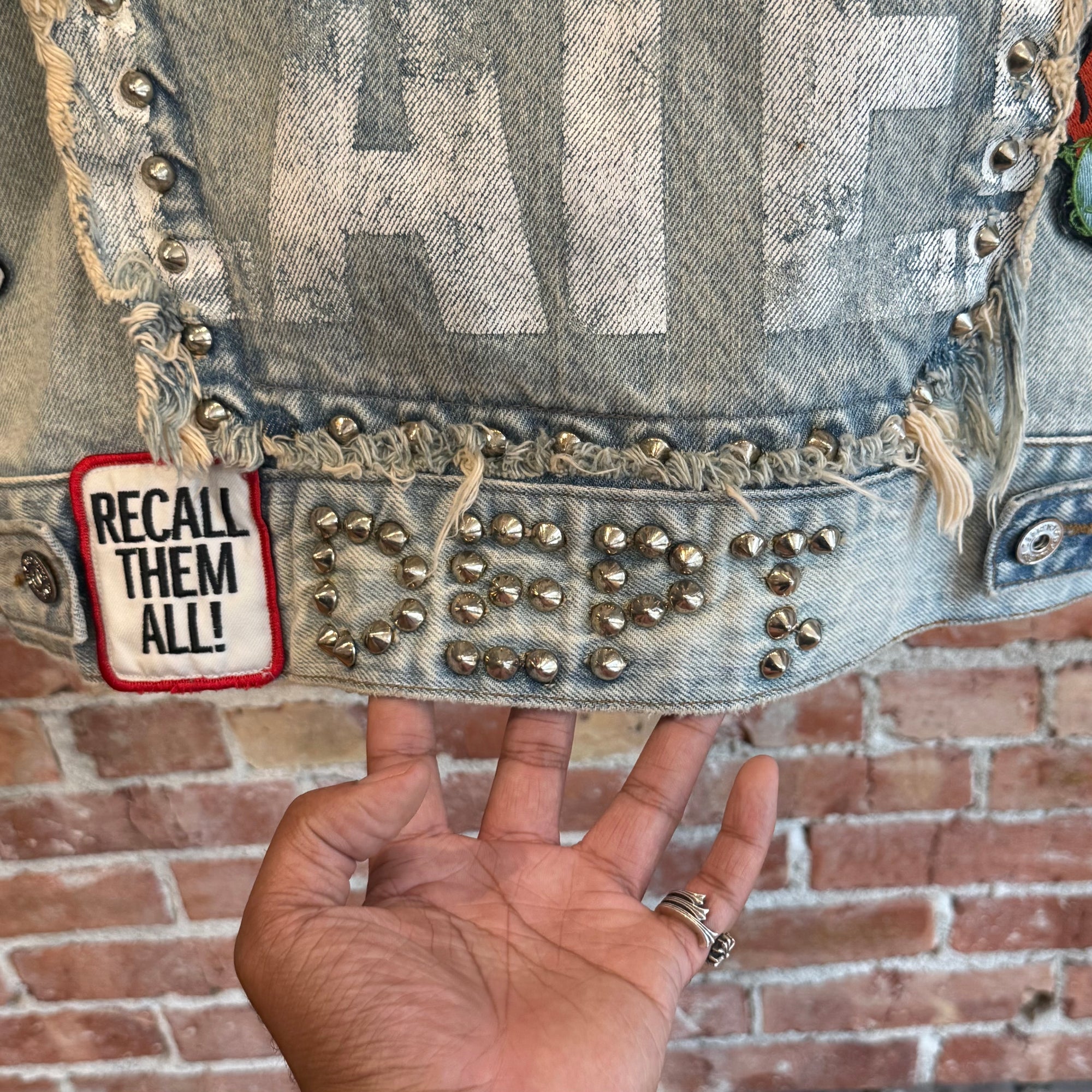 GALLERY DEPT HEADLINE PATCHWORK DENIM JACKET ‘INDIGO’