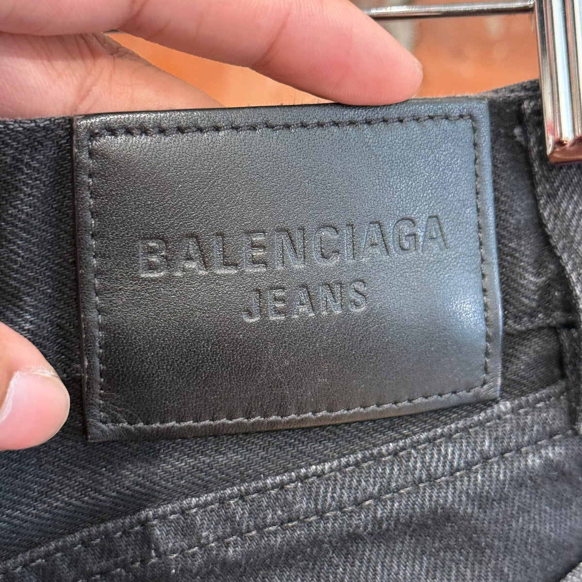 BALENCIAGA SS22 STRAIGHT LEG DISTRESSED DENIM ‘BLACK’