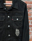 STUSSY x LEVI’S CRISPY RINSE TYPE-2 DENIM JACKET ‘INDIGO’