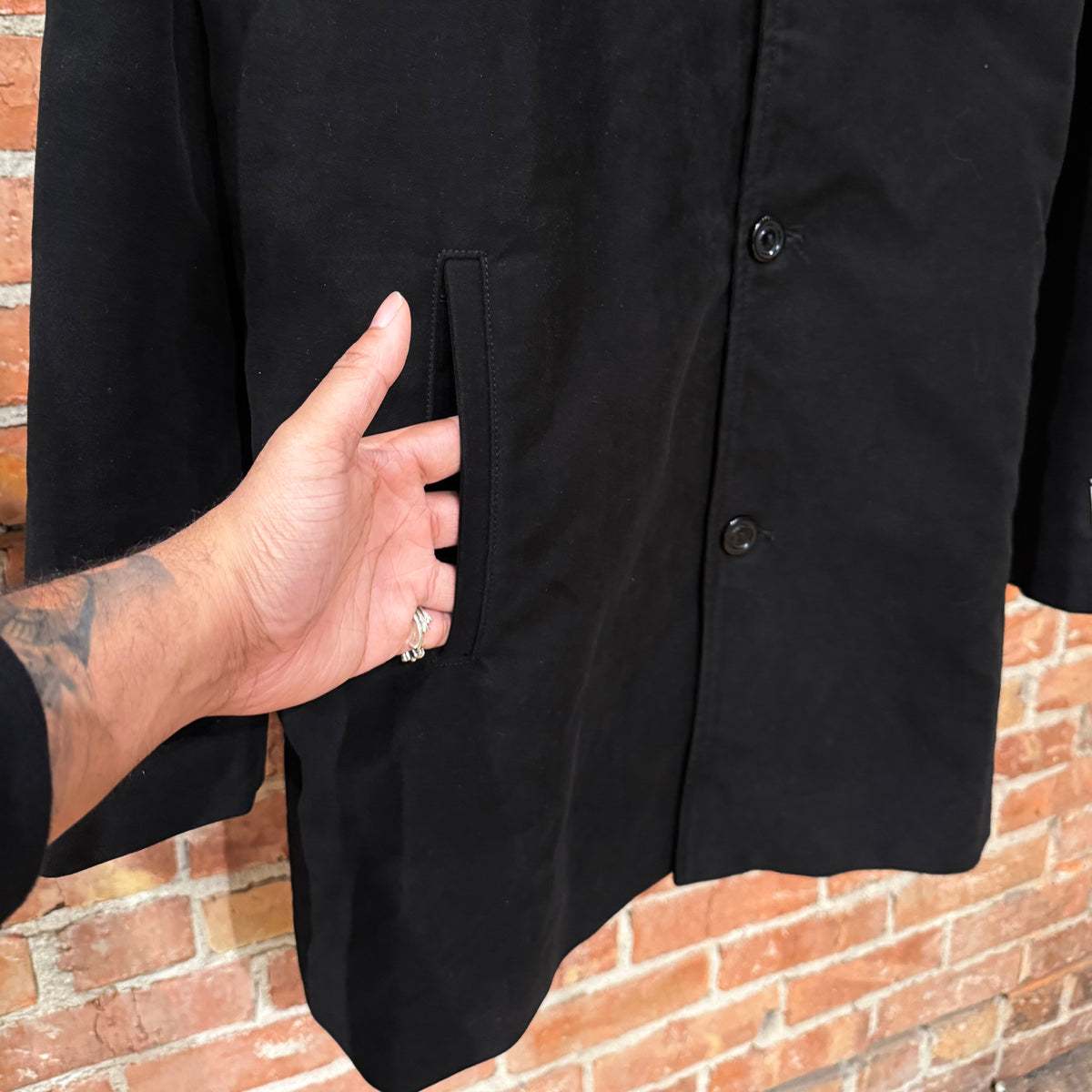 GALLERY DEPT. CHATEAU RAZOR COAT ‘BLACK’