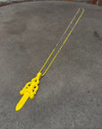 CHROME HEARTS SILICHROME DAGGER NECKLACE  ‘YELLOW’