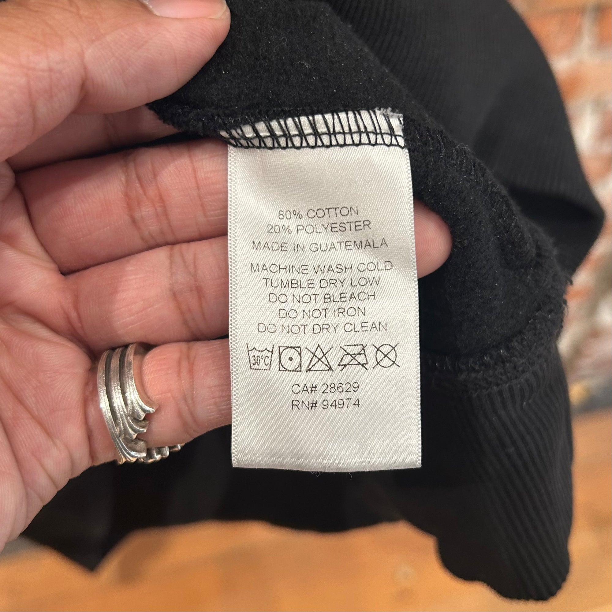 STUSSY CARD SUITS HOODIE ‘BLACK’