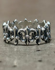 DEAL DESIGN NIGHT CROWN RING 'SILVER'