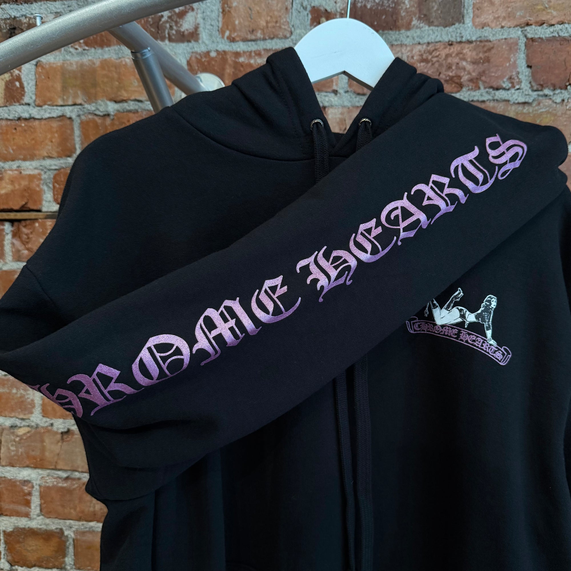 CHROME HEARTS DEADLY DOLL PULLOVER HOODIE ‘BLACK’
