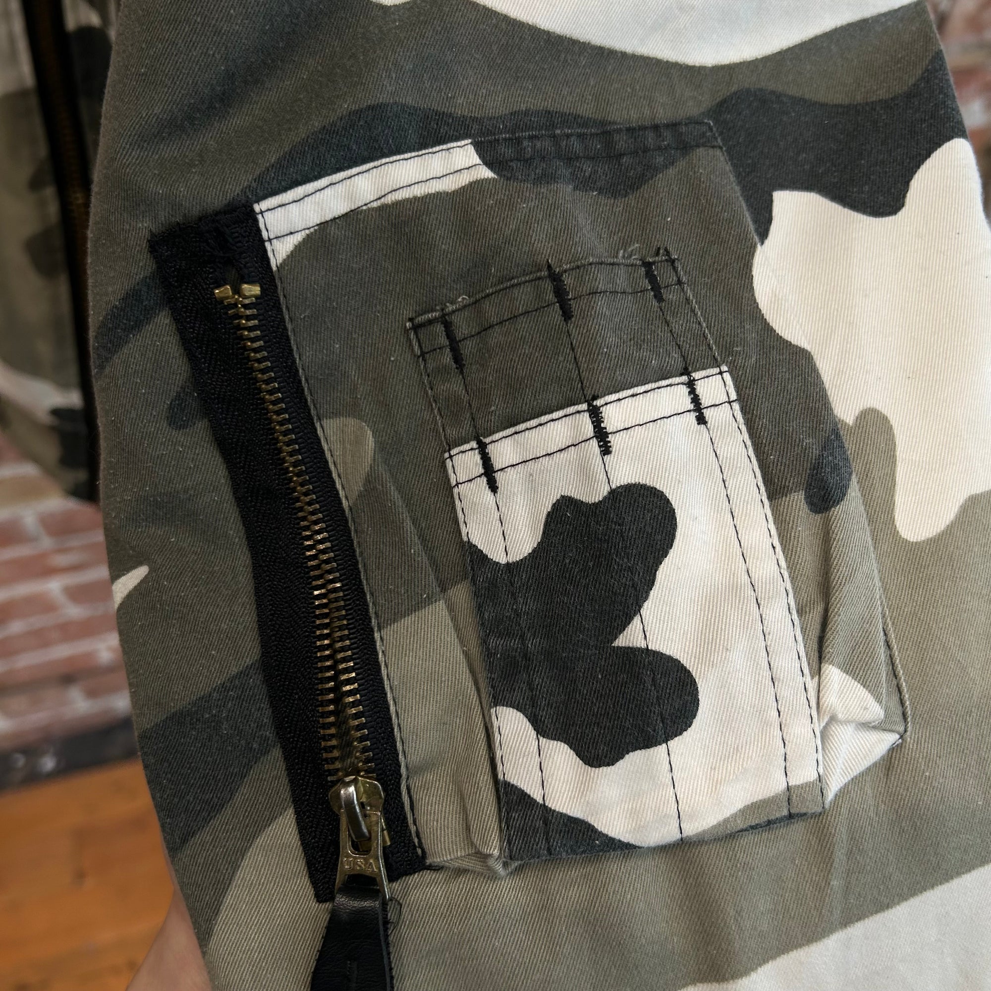 RAF SIMONS BOOTLEG PUNK ICON RIOT BOMBER JACKET ‘SNOW CAMO’