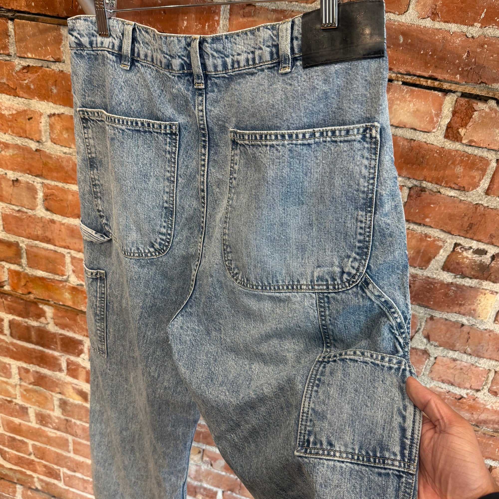 OUR LEGACY WIDE LEG JOINER DENIM ‘LIGHT WASH’